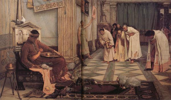 John William Waterhouse The Favourites of the Emperor Honorius oil painting picture
